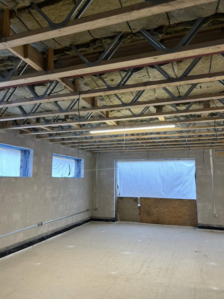 Electrical work in progress on a property near Cheam
